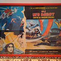 Rarissima locandina da cinema UFO ROBOT
