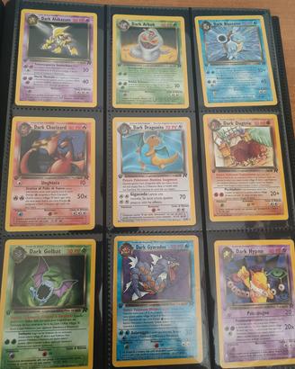 Pokémon lotto set Rocket First edition 18-82