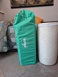 lettino campeggio chicco con materasso extra