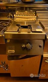 🍟 FRIGGITRICE ELETTRICA 1 VASCA IN ACCIAIO INOX