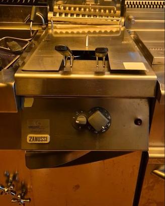 🍟 FRIGGITRICE ELETTRICA 1 VASCA IN ACCIAIO INOX