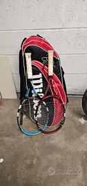 racchette da tennis più  sacca doppia