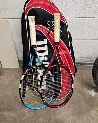 racchette da tennis più  sacca doppia