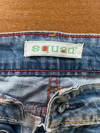 Jeans corto Squad2 Destructed Ripped Taglia M
