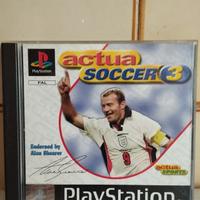 Actua Soccer 3 PS1 PAL UK, completo