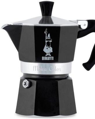Bialetti Caffettiera Moka Express Color, 3 Tazze