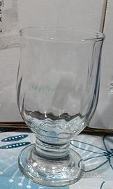 set da 6 calici in vetro decorato