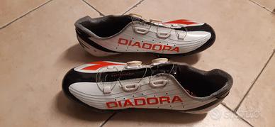 scarpe ciclismo n"44 diadora 