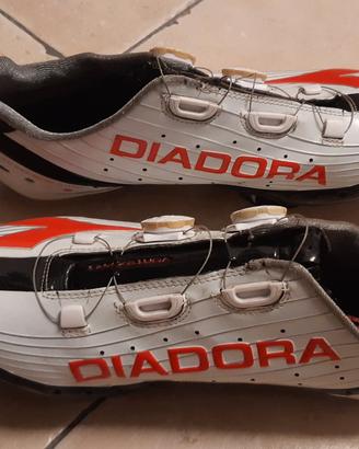 scarpe ciclismo n"44 diadora 