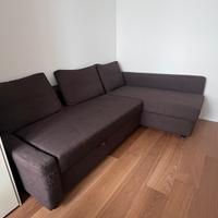 Divano Letto IKEA marrone con contenitore