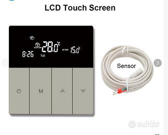 Termostato TGP51-EP Beok Sett/Giorn argento