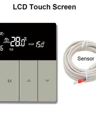 Termostato TGP51-EP Beok Sett/Giorn argento