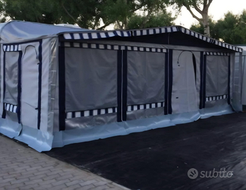 Veranda Mikitex completa verandino + cucinotto