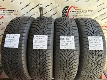 4 PNEUMATICI 205/65 R16 CONTINENTAL INVERNALI