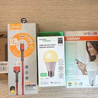Sensori e lampadine smart e accessori
