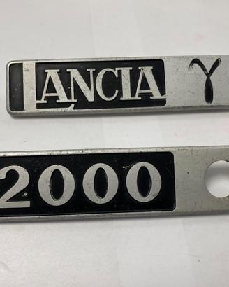 FREGI SCRITTE LANCIA GAMMA