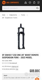 Dt swiss forcella F 232