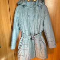 Piumino lungo da donna Oltre grigio