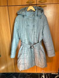 Piumino lungo da donna Oltre grigio