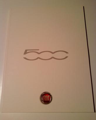 Dépliant foto libro illustrato FIAT 500 500C 2014