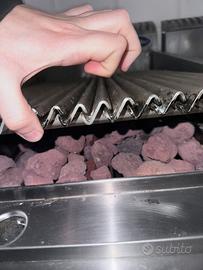 Piasta con pietra lavica a gas