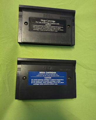 2 cartucce, videogiochi per Sega Master System