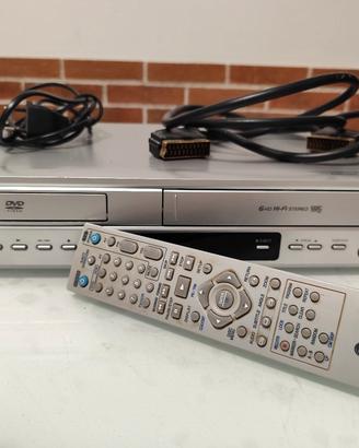 LG DVD/VCR COMBO VC9800 con TELECOMANDO ORIGINALE 
