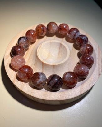 Cristalli fiore colla rossa pietra naturale