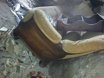 Divano vintage fine 800 con poltroncine