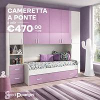 Cameretta a ponte-2 colori a scelta+reti a doghe