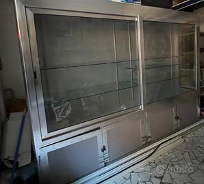 Vetrina illuminata Alluminio 3x 2,20