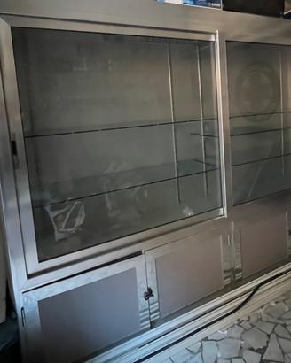 Vetrina illuminata Alluminio 3x 2,20