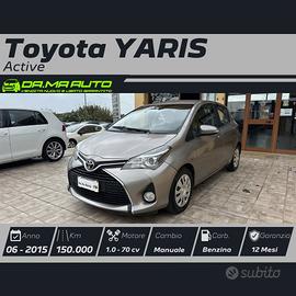 Toyota Yaris 1.0 5 porte Active 2015