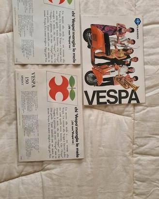 Vespa   180  Rally, GTR , Sprint Depliant ORGINALI