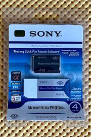 SONY MEMORY STICK PRO DUO 4 GB