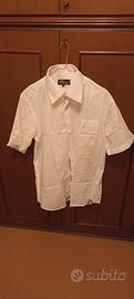 camicia uomo bianca maniche corte tg 16_1/2 - 42.