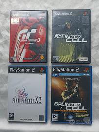 PS2 Final Fantasy Gran Turismo Splinter Cell