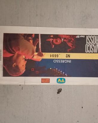 Biglietto concerto Vasco tour 89