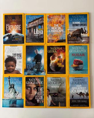 Riviste National Geographic in inglese Anno 2013