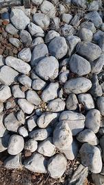 Sassi/Ciottoli neri/grigi da giardino – 1000 kg