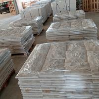 rivestimento in pietra scarpellato a mano 