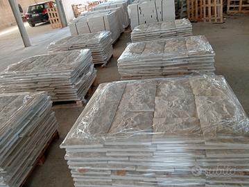 rivestimento in pietra scarpellato a mano 