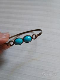 bracciale con pietre colorate 