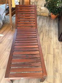 Lettino, da esterno mordente marrone Ikea