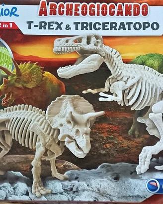 Archeogiocando T-Rex & Triceratopo