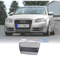 GRIGLIA AUDI A4 B7 04-09 LOOK RS CROMO NERO ABS