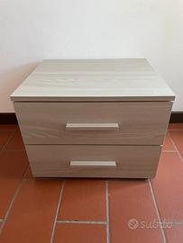 2 comodini color canapa