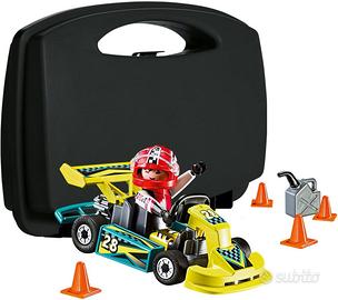 Playmobil valigetta go kart+ 5382 bimbo su go kart