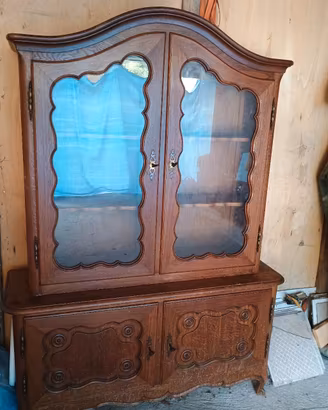 vetrinetta in rovere 
