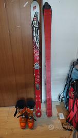 Set sci  K2  + attacchino Dynafit + Scarpa F3
